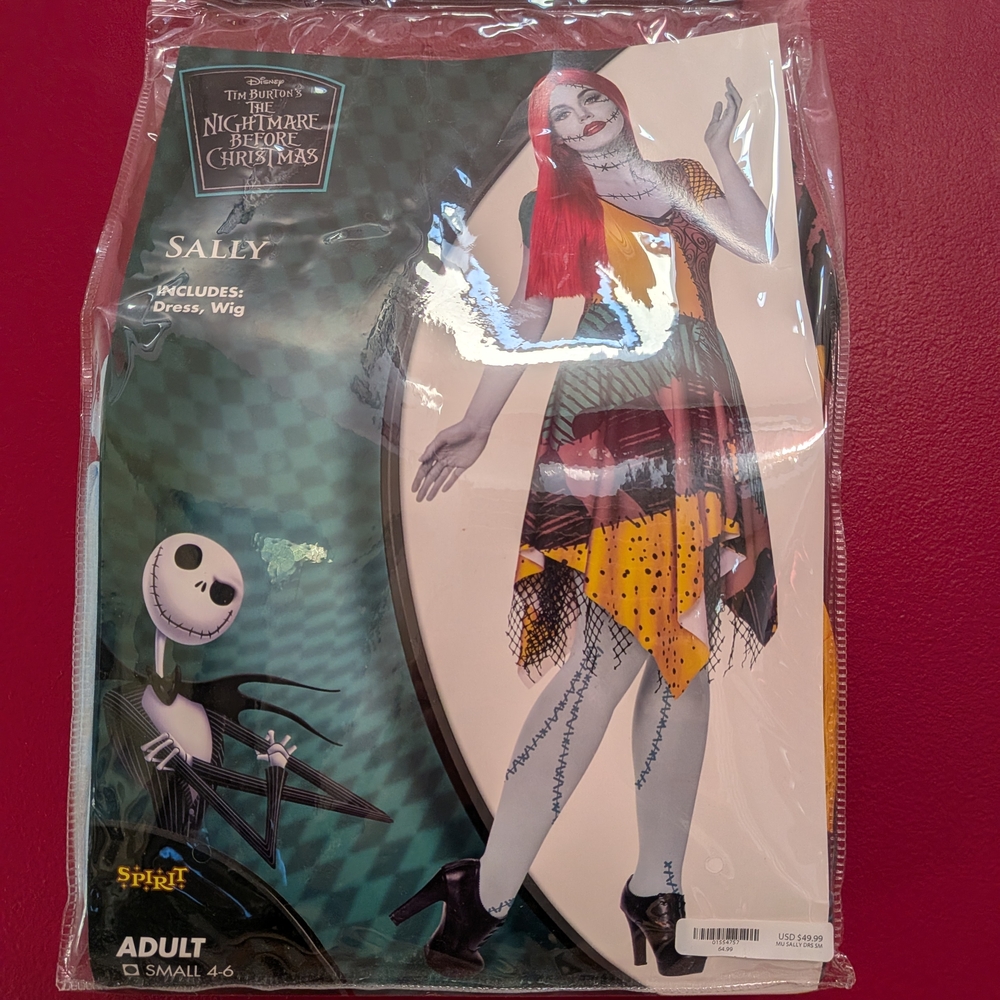 Sally Costume Dress and Wig